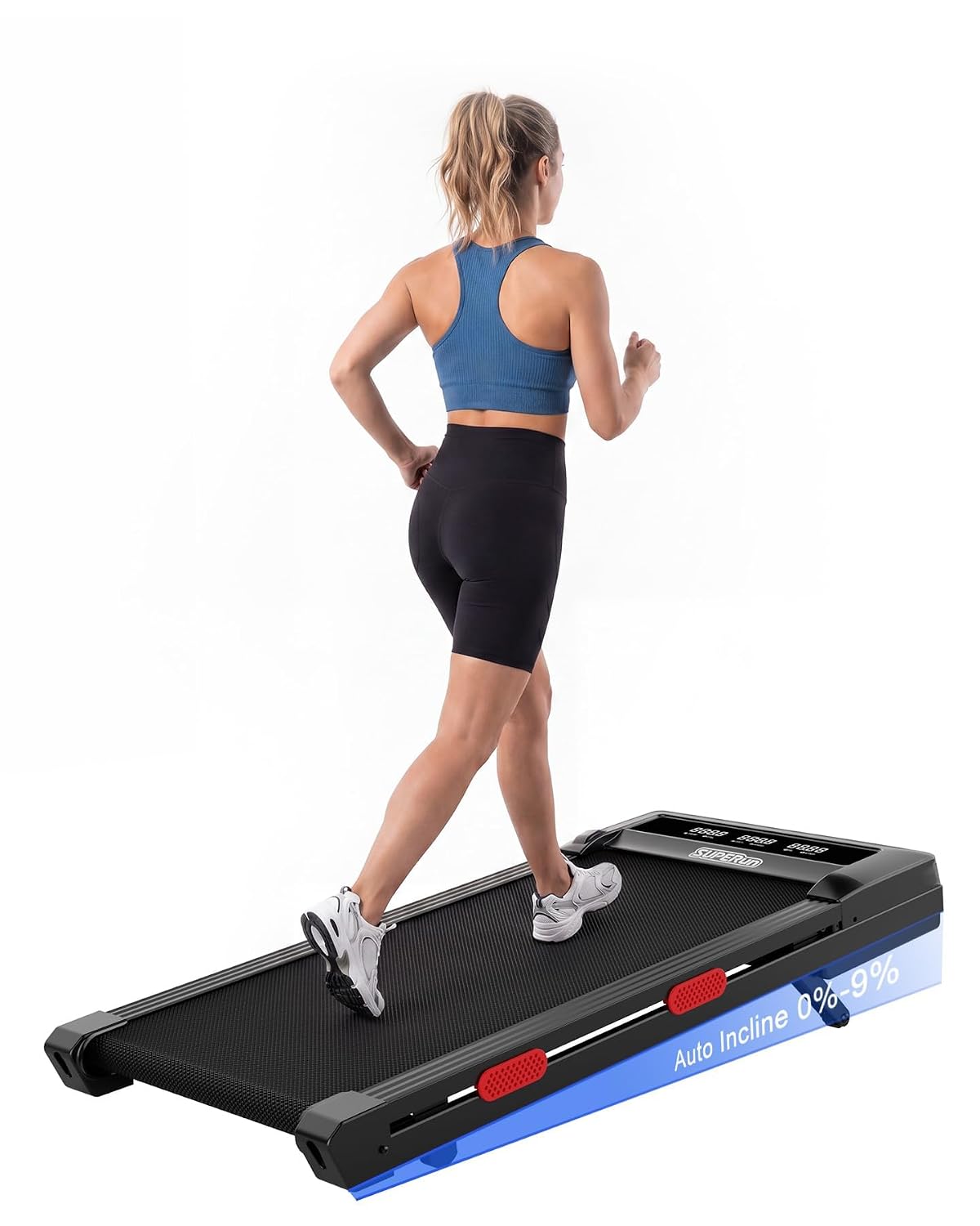 9% Auto Incline Walking Pad, Crimson Trim